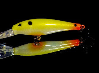 SLICKLINE 135 Jointed Minnow Swimbait Fishing Lure - Yellow Perch